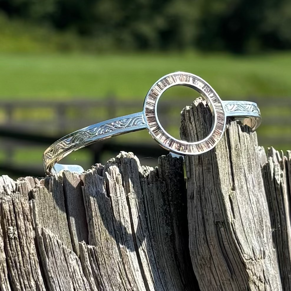 
                  
                    Horsehair Circle Cuff Bracelet
                  
                