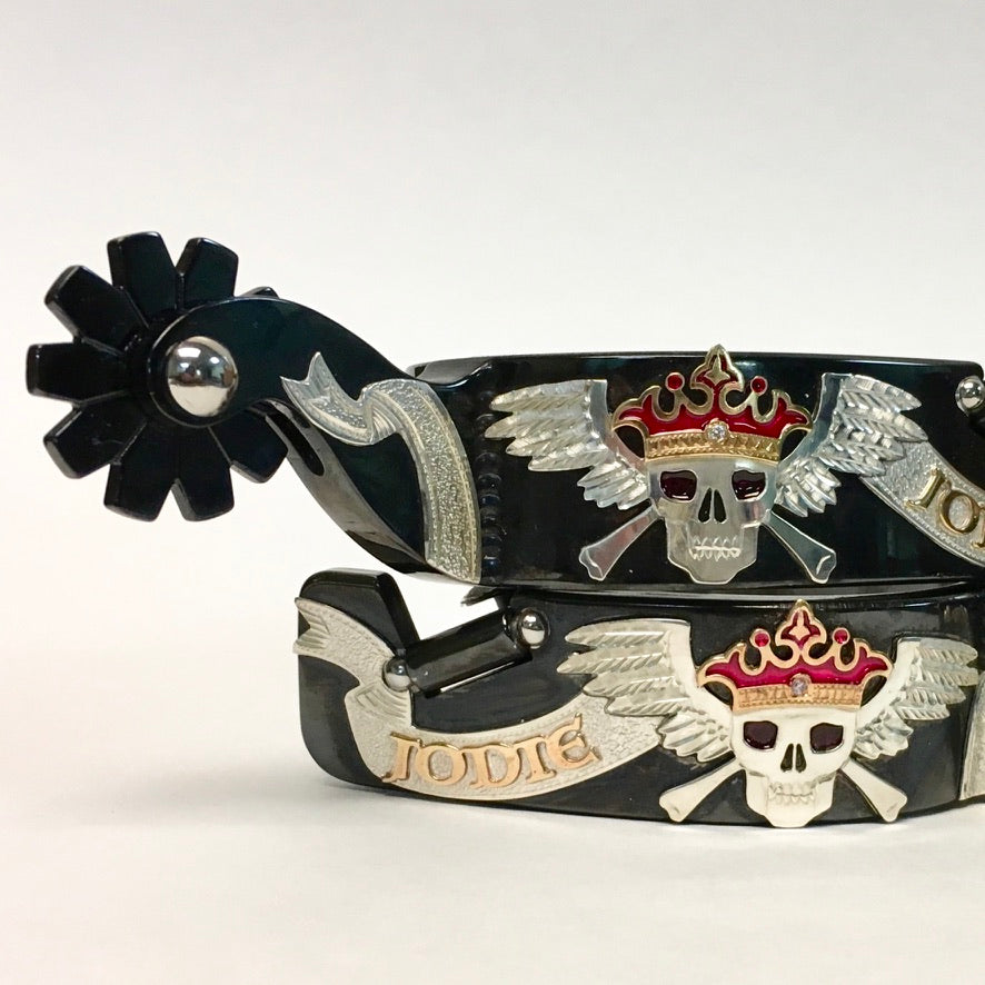 C. Letchworth™ Blued Steel Spurs