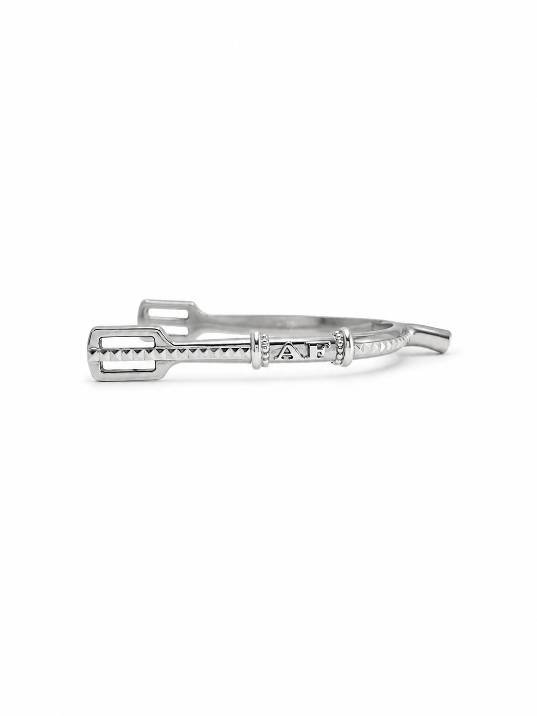 
                  
                    Spurs with Initials and Diamond Accent
                  
                