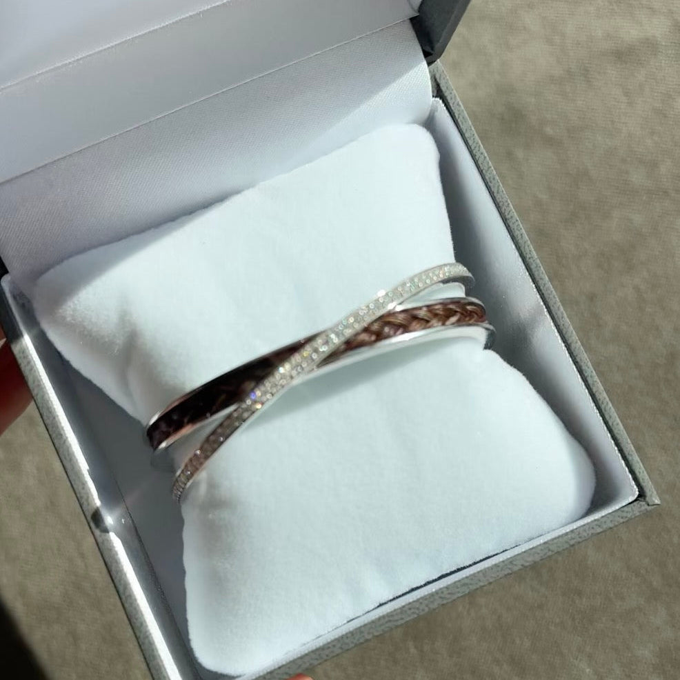 
                  
                    Diamond Horse Hair Cuff
                  
                